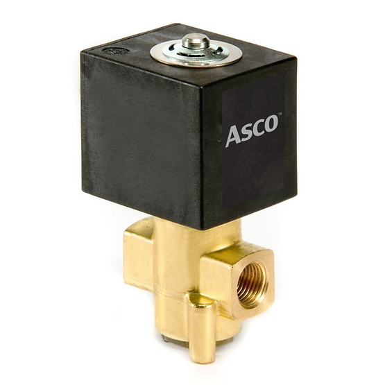 ASCO™ Series L256 General purpose solenoid valves ASCO™ Series L256 General purpose solenoid valves
